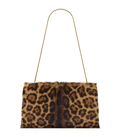 Saint Laurent Large  Clutch Bag In Brown