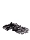 Saint Laurent Large Scarf In Gray