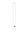 Saint Laurent Large Spherical Metal Necklace In Gray