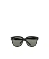 Saint Laurent Large Square Framed Sunglasses In Black