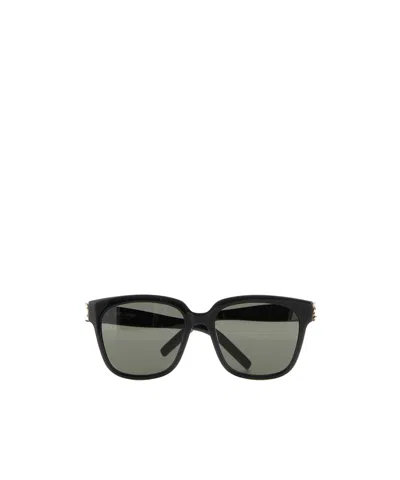 Saint Laurent Large Square Framed Sunglasses In Black