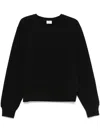 Saint Laurent Large Sweatshirt With Bold Print In Black