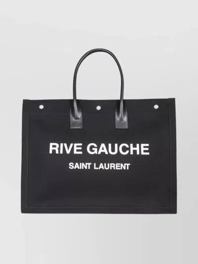 Saint Laurent Large Tote Bag Leather Top Handle