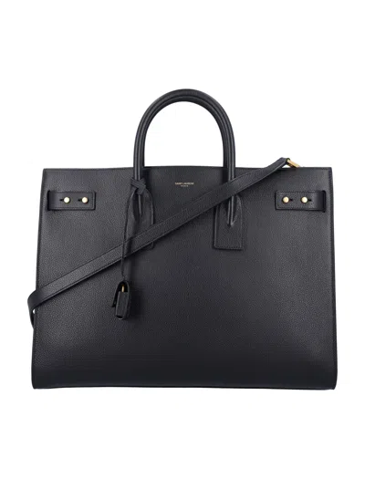 Saint Laurent Large Tote Bag Sac De Jour Black