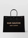 Saint Laurent Large Woven Texture Tote With Top Handles