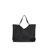 Saint Laurent Double Handle Bv Tote Bag With V-shaped Opening In Black