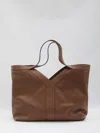 Saint Laurent Large Y Leather Tote Bag In Brown