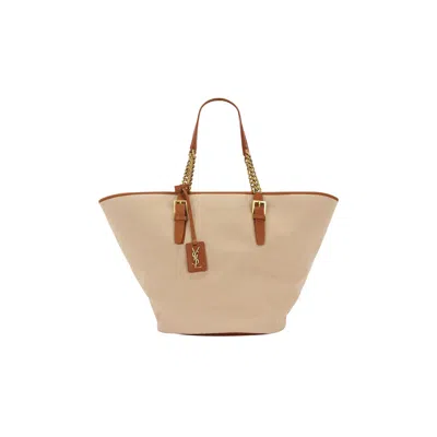 Pre-owned Saint Laurent Lauren Cabas Bag 'desert Dust/brick' | Brown | Women's Size Onesize