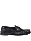 Saint Laurent Le Loafer Penny Slipppers In Black