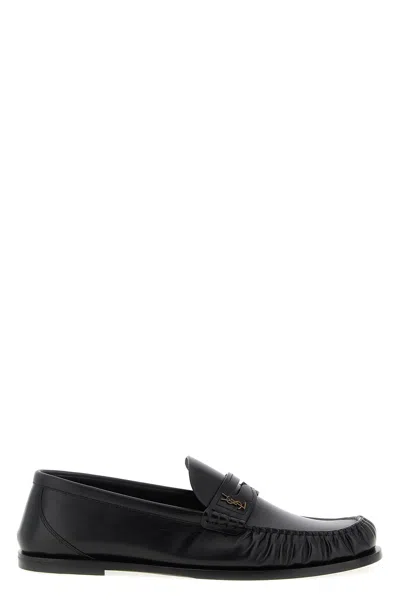 Saint Laurent 'laurent' Loafers In Black