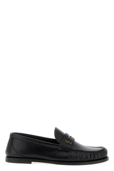 Saint Laurent 'laurent' Loafers In Black