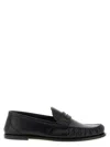 Saint Laurent Laurent Logo-embellished Leather Penny Loafers In Black