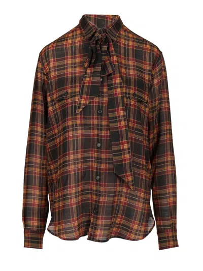 Saint Laurent Lavalliére Cassandre Shirt Shirts Multicolor