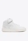 Saint Laurent Lax High-top Sneakers In White