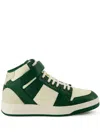 Saint Laurent Lax Lace-up Sneakers In Green