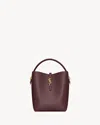 Saint Laurent Le 37 Ysl Bucket Bag In Smooth Leather
