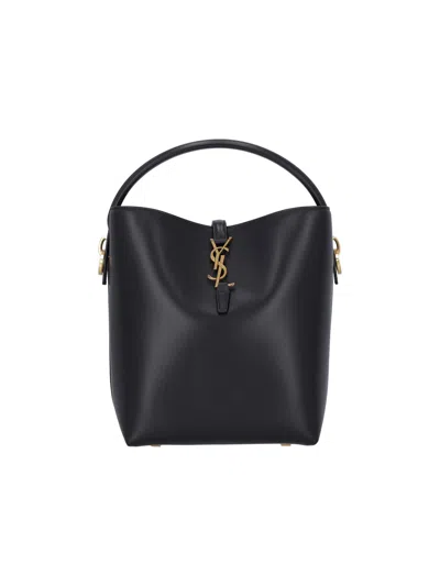 Saint Laurent "le 37" Bucket Bag In Black  