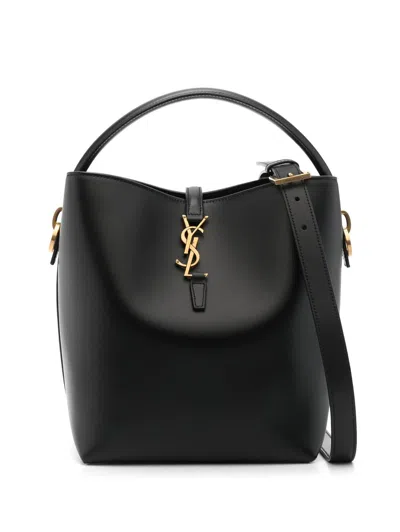 Saint Laurent Le 37 Bucket Bag In Black