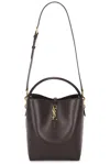 Saint Laurent Le 37 Bucket Bag In Dark Sweet Choco