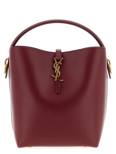 Saint Laurent 'le 37' Bucket Bag In Red