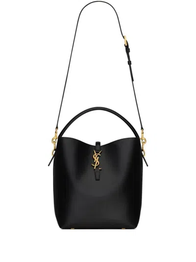 Saint Laurent Le 37 In Shiny Leather Bags