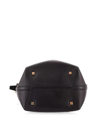 Pre-owned Saint Laurent Le 37 Leather Bucket Bag In Black