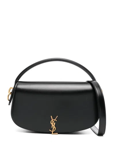 Saint Laurent Le 37 Leather Crossbody Bag In Black