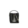 Saint Laurent Le 37 Leather Medium Bucket Bag In Black