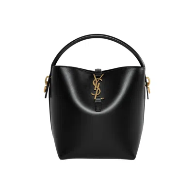 Pre-owned Saint Laurent Le 37 Leather Shoulder Bag 'black'