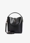 Saint Laurent Le 37 Leather Shoulder Bag In Black