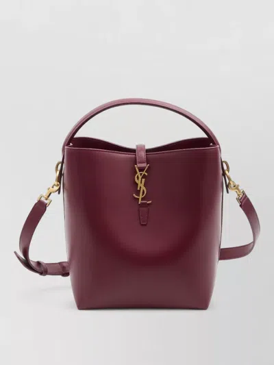 Saint Laurent Le 37 Leather Structured Tote Bag