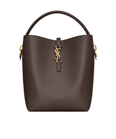 Saint Laurent Le 37 Logo Shoulder Bag In Black