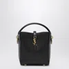 Saint Laurent Le 37 Mini Ysl Bucket Bag In Smooth Leather In Black