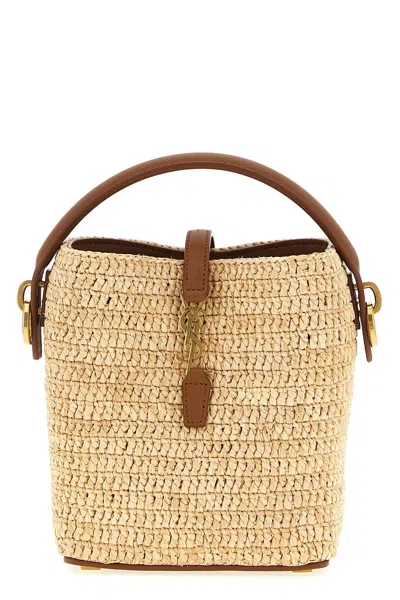 Saint Laurent 'le 37' Mini Bucket Bag In Sand