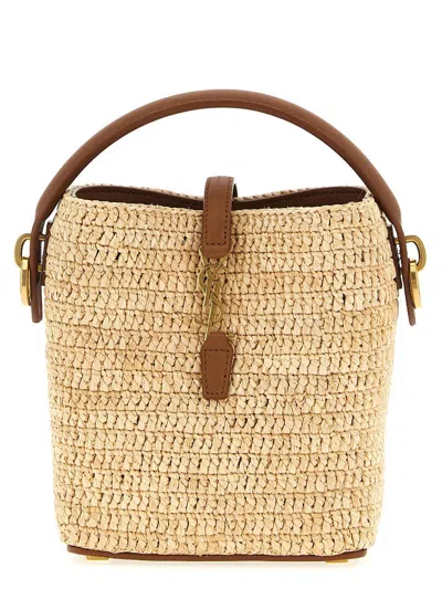 Saint Laurent 'le 37' Mini Bucket Bag In Sand