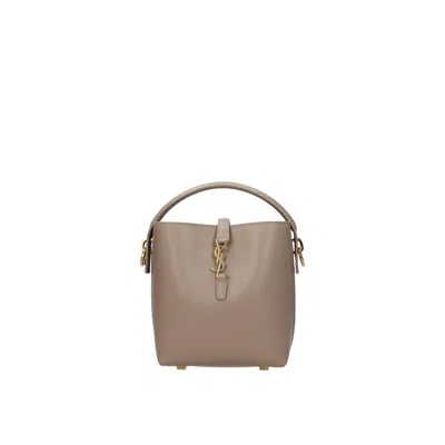 Saint Laurent Le 37 Mini Shoulder Bag In Beige