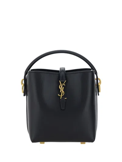 Saint Laurent Le 37 Mini Shoulder Bag In Black