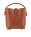 Saint Laurent Le 37 Mini Shoulder Bag In Brown