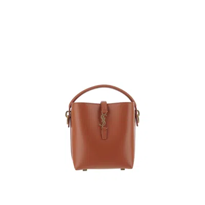 Saint Laurent Le 37 Mini Shoulder Bag In Orange