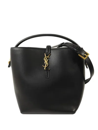 Pre-owned Saint Laurent Le 37 Shoulder Bag In Black