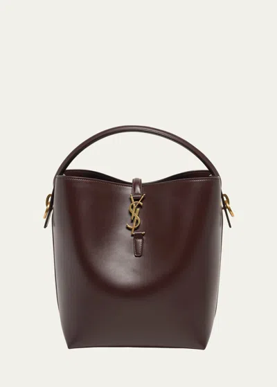 SAINT LAURENT LE 37 YSL BUCKET BAG IN SMOOTH LEATHER
