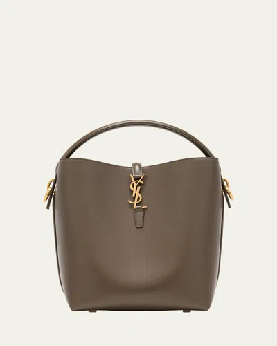 SAINT LAURENT LE 37 YSL BUCKET BAG IN SMOOTH LEATHER