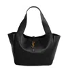 Saint Laurent Le 5 À 7 Bea In Grained Leather In Black