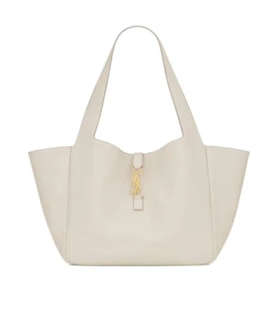 Saint Laurent Le 5 À 7 Bea Shoulder Bag In Nude