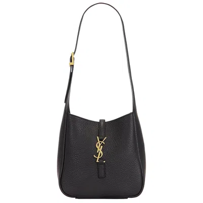 Pre-owned Saint Laurent Le 5 Á 7 Grained Leather Bag 'black' | Women's Size Onesize