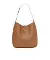 Saint Laurent Le 5 À 7 Large Shoulder Bag In Brown