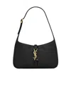 Saint Laurent Le 5 A 7 Ysl Shoulder Bag In Patent Leather In Black
