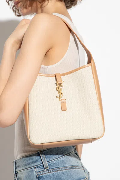 Saint Laurent ‘le 5  7 Small' Shoulder Bag In Cream