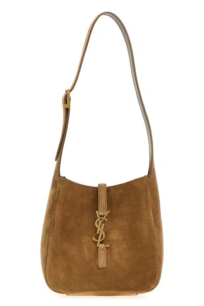 Saint Laurent 'le 5 Ã€ 7 Baby' Shoulder Bag In Brown