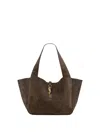 Saint Laurent `le 5 À 7 Bea` Bag In Green